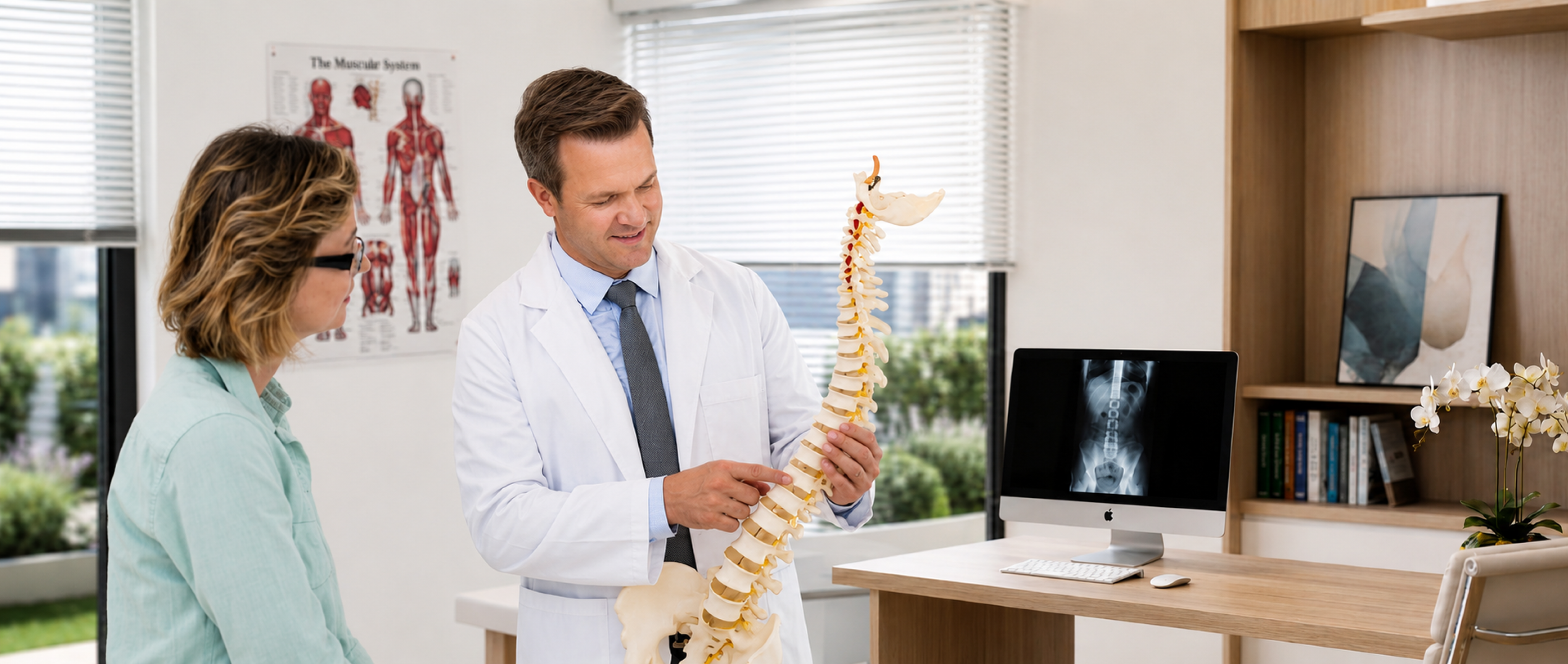 Cirurgia robótica da coluna e planejamento avançado